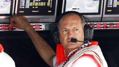 Ron Dennis, patrón ejecutivo de la escudería McLaren, en 2008.