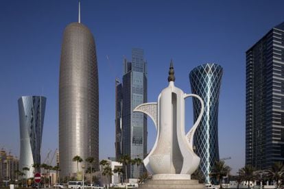 Edificios de Doha (Catar). 