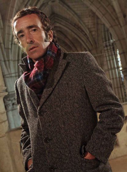 Gonzalo Arroita, en la catedral gótica de Santa María.
