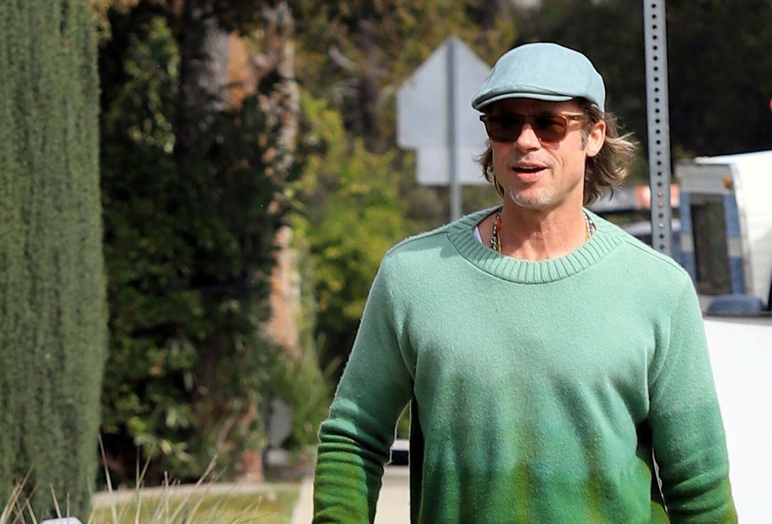 El actor Brad Pitt en Los Ángeles a finales del pasado mes de febrero.