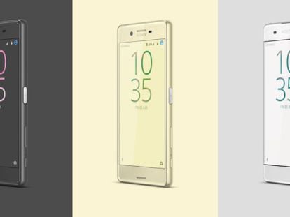 Sony Xperia X, Xperia XA y Xperia X Performance, nueva familia para la gama media "premium"