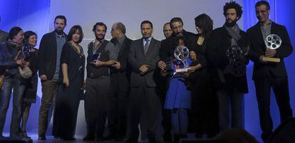 Los ganadores del Festival Nacional de Cine de T&aacute;nger. 