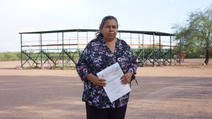 Alma Castro López, de Topahue, es otra de las afectadas por el derrame en el río Sonora.