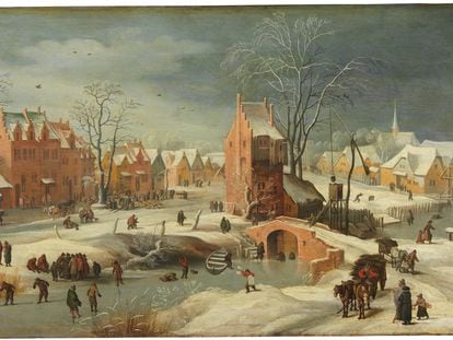 'Paisaje nevado', de Jan Brueghel el Joven, una de las 25 obras publicadas en la lista.