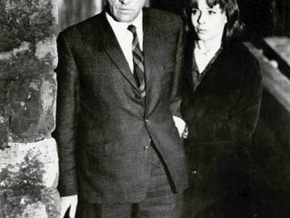 Los actores Richard Burton y Claire Bloom, en 'El espía que surgió del frío'.