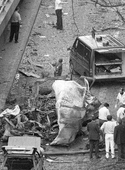 21 de junio de 1993, atentado de ETA en Madrid. Siete muertos.
