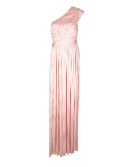 Vestido largo en rosa lalo de Givenchy. (c.p.v.)