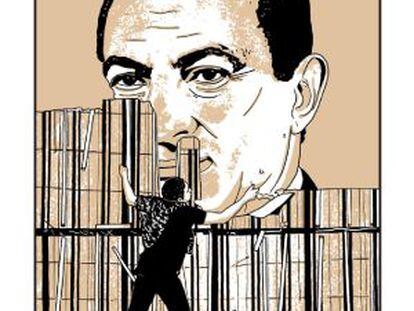 La caída de Mubarak en viñetas según el 'Cairo blues' de Pino Creanza.