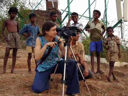 Norma Nebot rodando en India.