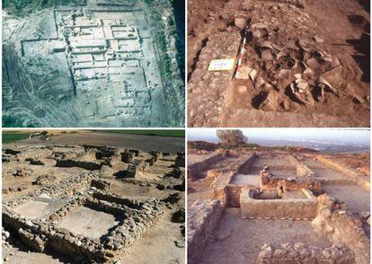 Yacimiento arqueológico fenicio con instalaciones para producir vino, del siglo III antes de Cristo en la Sierra de San Cristóbal, Cádiz.