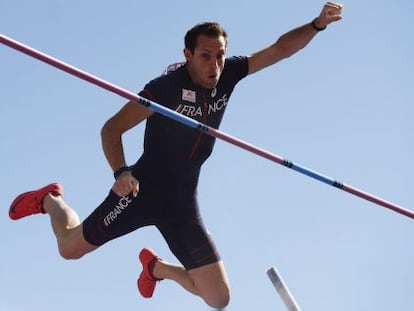 El franc&eacute;s Renaud Lavillenie.  