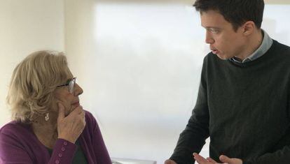 Manuela Carmena e Íñigo Errejón concurrirán con Más Madrid.