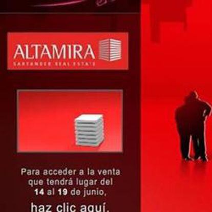 Vente-privee.com y Altamira Santander Real State se unen para ofrecer viviendas con descuentos.