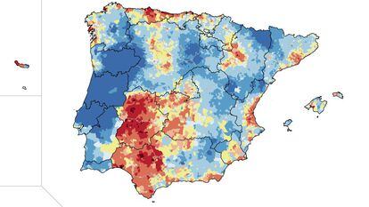 El primer mapa del cáncer de España y Portugal muestra enigmáticos patrones