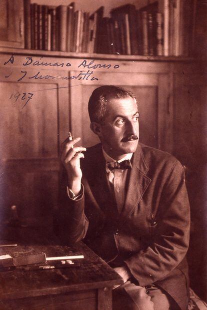 El escritor y artista José Moreno Villa, en 1927.