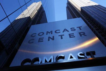 Sede de la empresa Comcast en Filadelfia (EE UU), criticada por supuestas pr&aacute;cticas contra la neutralidad de la Red. 