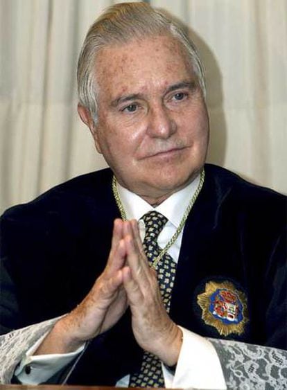 Carlos Dívar, en una imagen de archivo del 15 de enero de 2008