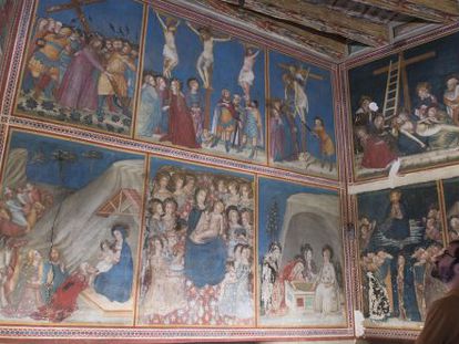 Capilla de Sant Miquel del monasterio de Pebralbes, en Barcelona. 