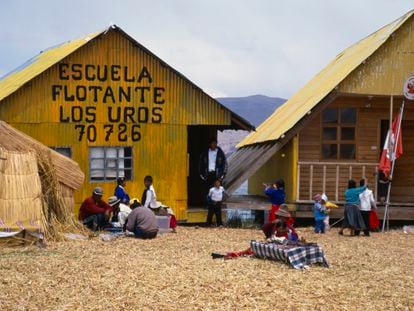 Un colegio indígena en Puno (Perú).