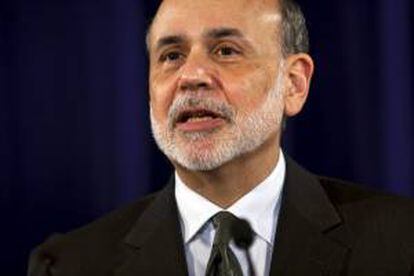 En la imagen, el presidente de la Reserva Federal (Fed) de EEUU, Ben Bernanke. EFE/Archivo