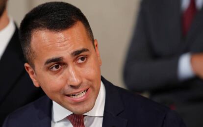 El líder del Movimiento 5 Estrellas, Luigi Di Maio, en una imagen de archivo.