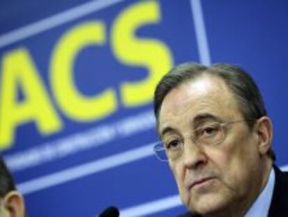 Florentino P&eacute;rez, presidente de ACS.