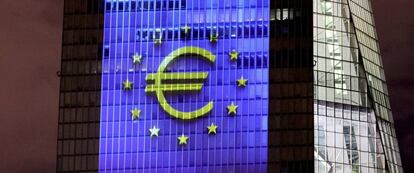 Sede del Banco Central Europeo (BCE), en Fráncfort, Alemania.
