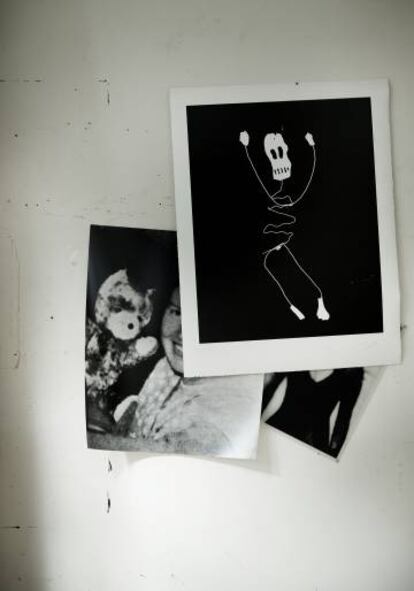 Uno de los dibujos preparatorios para la obra 'Théâtre d'ombres' (1984), de Christian Boltanski.