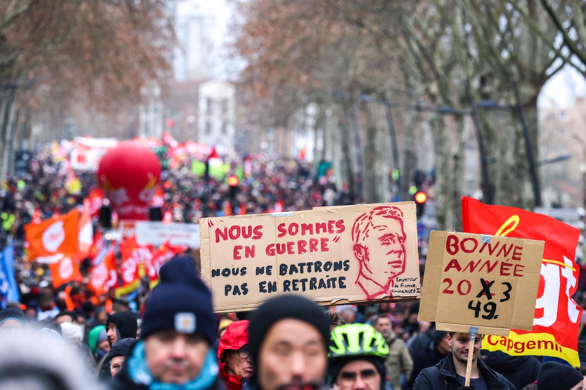 Francia: La calle contra la reforma de las pensiones de Macron: tercer episodio |  Internacional