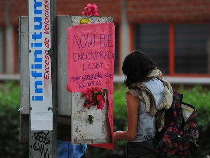 La cabina donde encontraron a Lesvy en la UNAM.