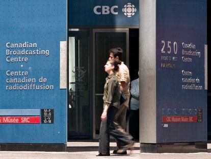 Imagen de archivo de la sede del Canadian Broadcasting Corporation (CBC) en Toronto.