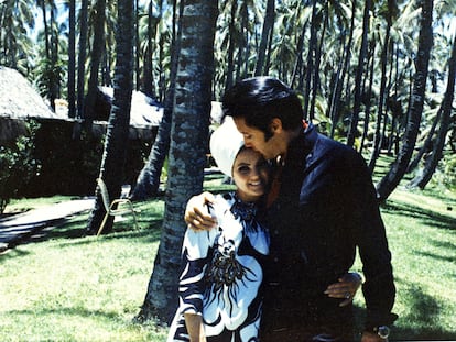 Priscilla y Elvis Presley.