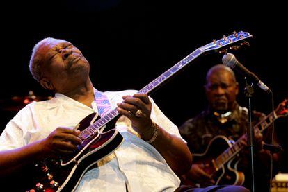 El guitarrista y cantante de blues B. B. King