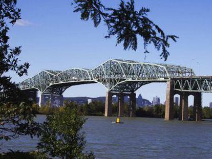 El puente de Champlain en Montreal que ser&aacute; derribado.