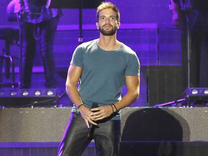  Pablo Albor&aacute;n, durante una actuaci&oacute;n en 2016. 