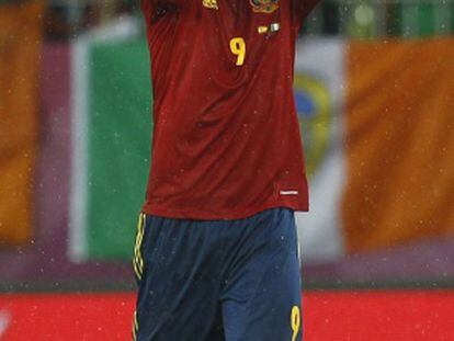 Torres, en el partido contra Irlanda.