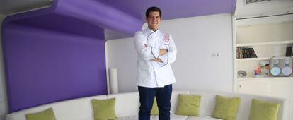 Juan Manuel S&aacute;nchez ganador del concurso gastron&oacute;mico. 