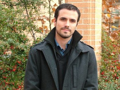 Alberto Garz&oacute;n, diputado en el congreso por Izquierda Unida M&aacute;laga.