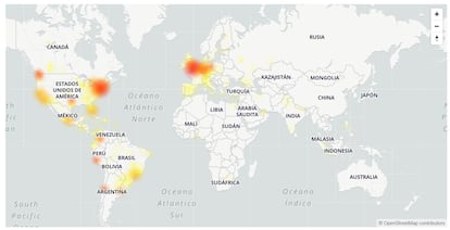 Situación de la caída a las 23.30