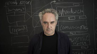 El chef Ferran Adrià, en el Bulli Lab en marzo de 2016.