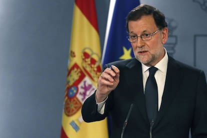 El presidente del Gobierno en funciones, Mariano Rajoy.