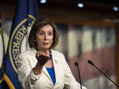 Nancy Pelosi, la semana pasada en el Congreso de Estados Unidos.