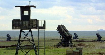 Una bater&iacute;a de misiles Patriot desplegada en Turqu&iacute;a, en 2003.