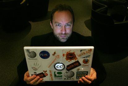 Jimmy Wales, cofundador de Wikipedia: uno de los promotores del boicot a la nueva <i>ley Sinde </i>estadounidense.