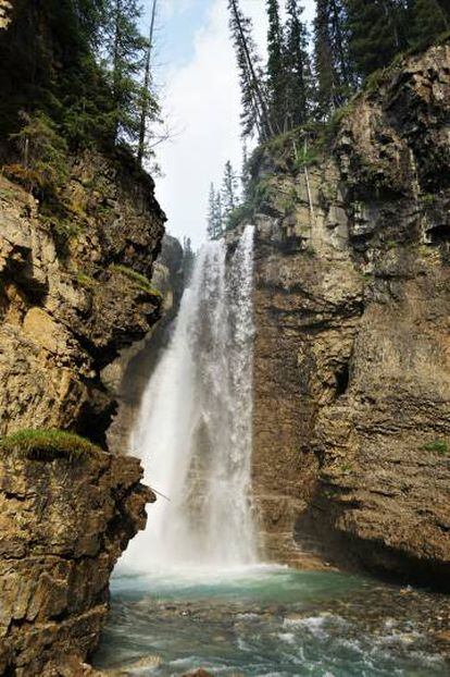 Las cascadas de Athabasca.