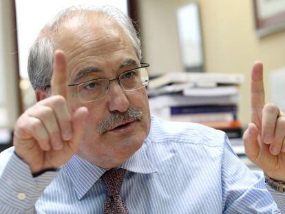 Francisco Fonseca Morillo, director de la representación de la Comisión Europea en España, en su despacho, en Madrid.