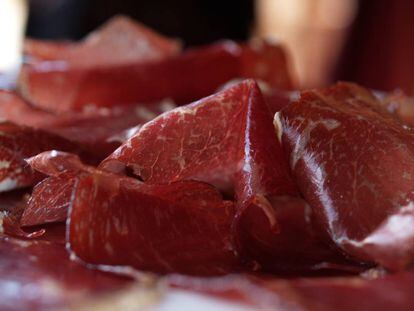 Jamón serrano.