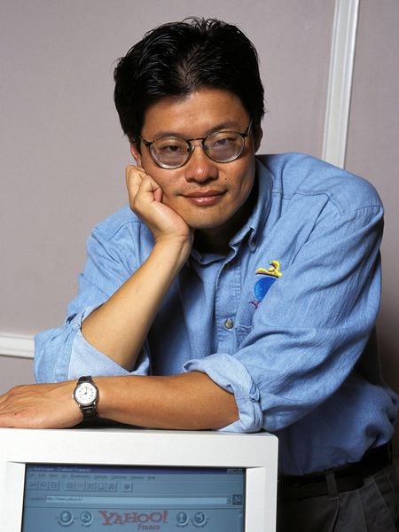 Jerry Yang, fundador de Yahoo!, en 1996.