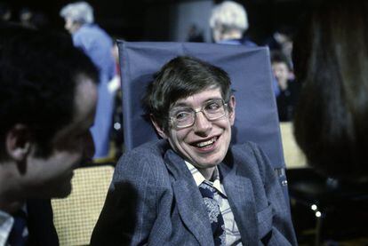 Stephen Hawking en Princeton, el 10 de octubre de 1979. 