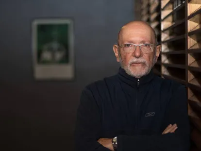 El arqueólogo Eduardo Matos, en el museo Templo Mayor.